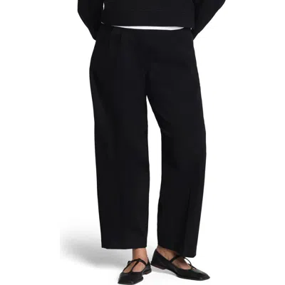Spanx ® Ponte Pleated Tapered Pants In Black