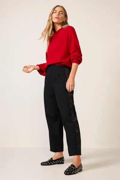 Spanx Ponte Pleated Trouser In Black