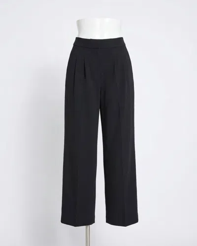 Spanx Ponte Pleated Tuxedo Trouser In Black