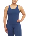 Spanx Power Boost Shelf Bra Tank In Faded Indigo
