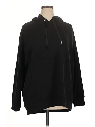 Pre-owned Spanx Pullover Hoodie In Black