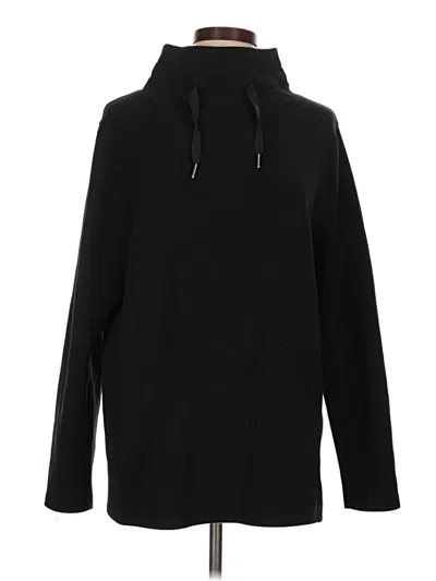 Pre-owned Spanx Pullover Hoodie In Black