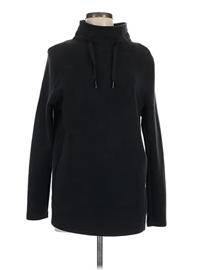 Pre-owned Spanx Pullover Hoodie In Black