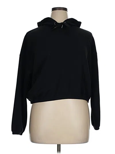 Pre-owned Spanx Pullover Hoodie In Black