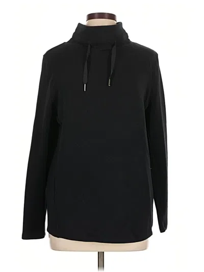 Pre-owned Spanx Pullover Hoodie In Black