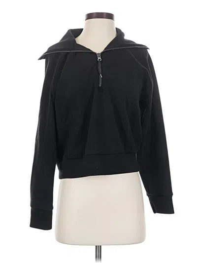 Pre-owned Spanx Pullover Hoodie In Black