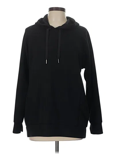 Pre-owned Spanx Pullover Hoodie In Black