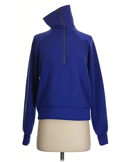 Pre-owned Spanx Pullover Hoodie In Blue