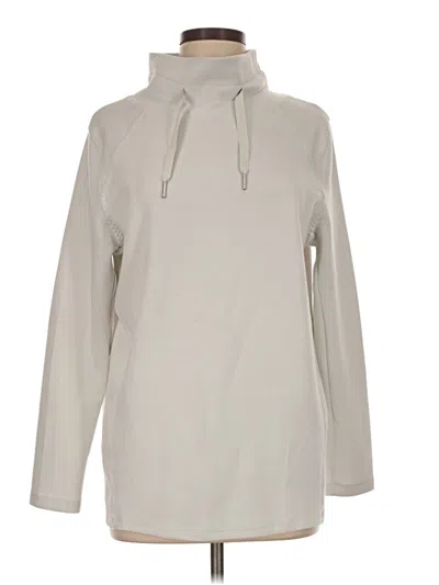 Pre-owned Spanx Pullover Hoodie In Tan