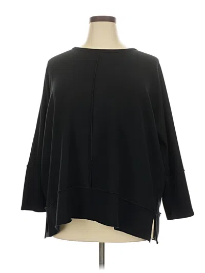 Pre-owned Spanx Pullover Sweater In Black