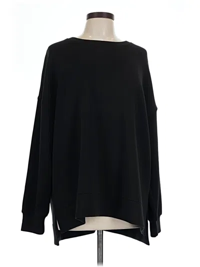 Pre-owned Spanx Pullover Sweater In Black