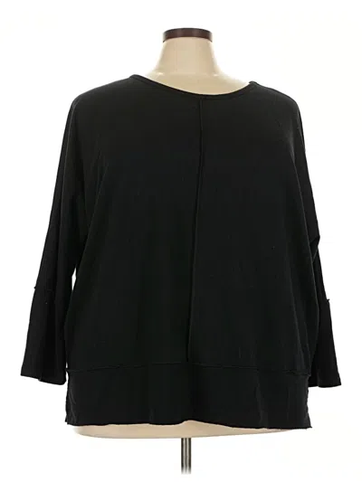 Pre-owned Spanx Pullover Sweater In Black