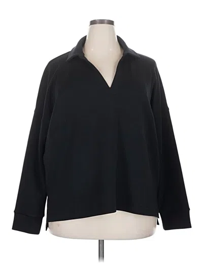 Pre-owned Spanx Pullover Sweater In Black