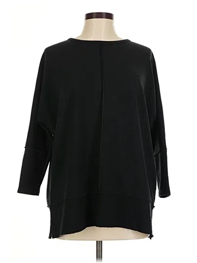 Pre-owned Spanx Pullover Sweater In Black