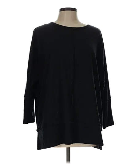 Pre-owned Spanx Pullover Sweater In Black