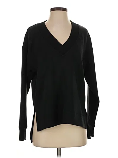 Pre-owned Spanx Pullover Sweater In Black