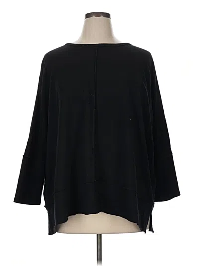 Pre-owned Spanx Pullover Sweater In Black