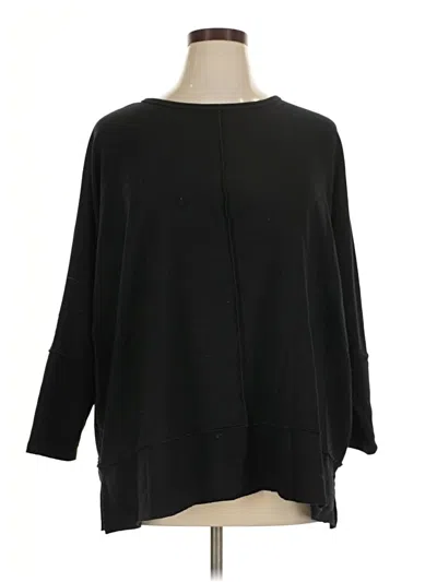 Pre-owned Spanx Pullover Sweater In Black