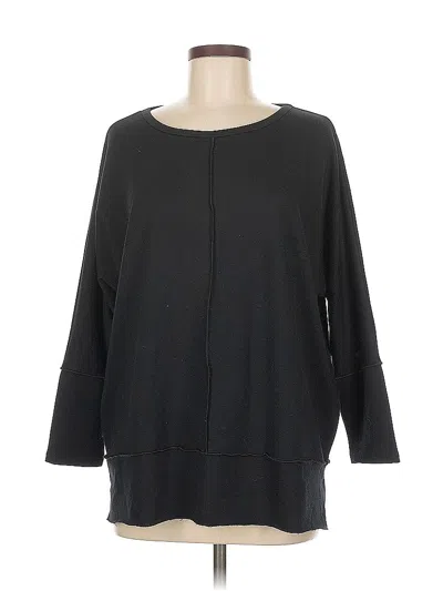 Pre-owned Spanx Pullover Sweater In Black