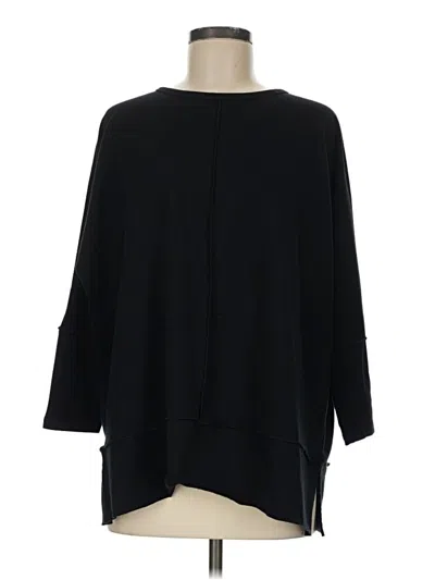 Pre-owned Spanx Pullover Sweater In Black