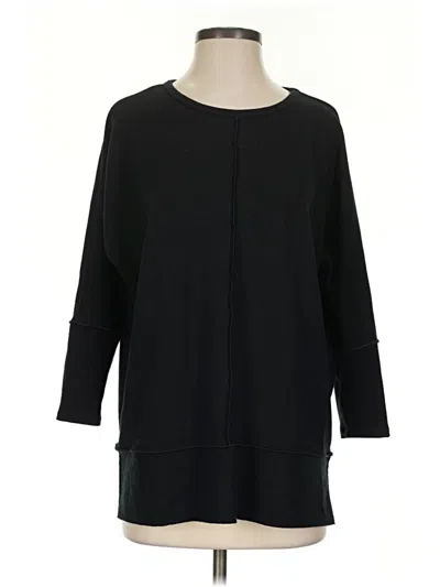 Pre-owned Spanx Pullover Sweater In Black