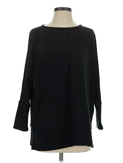 Pre-owned Spanx Pullover Sweater In Black