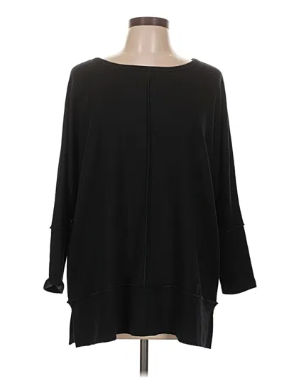 Pre-owned Spanx Pullover Sweater In Black