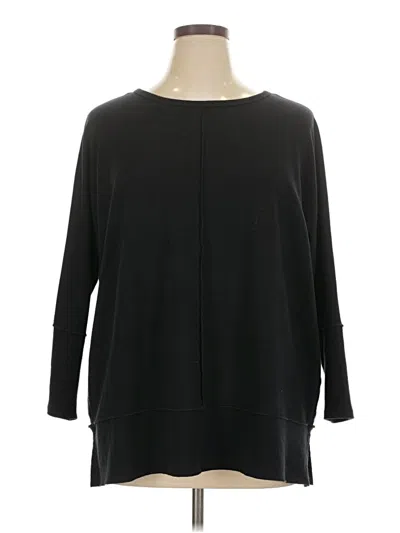 Pre-owned Spanx Pullover Sweater In Black