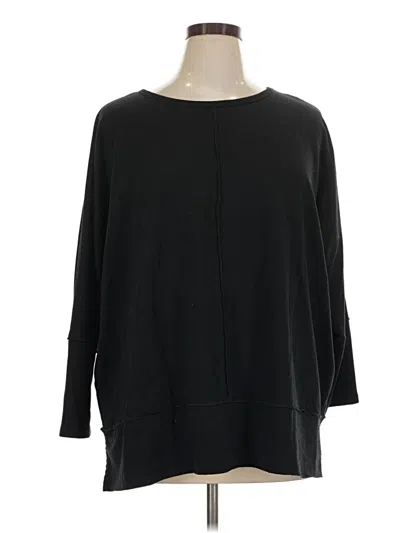 Pre-owned Spanx Pullover Sweater In Black