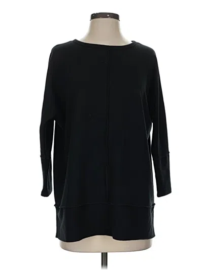 Pre-owned Spanx Pullover Sweater In Black