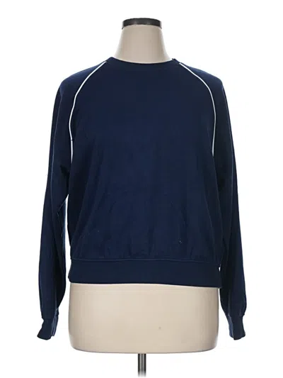 Pre-owned Spanx Pullover Sweater In Blue