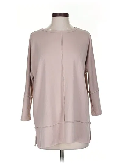 Pre-owned Spanx Pullover Sweater In Brown