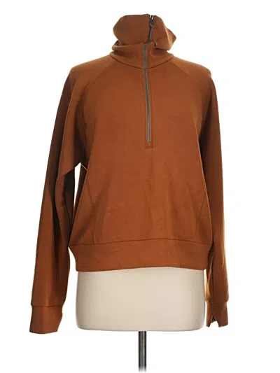 Pre-owned Spanx Pullover Sweater In Brown