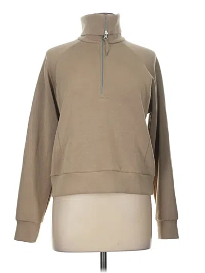 Pre-owned Spanx Pullover Sweater In Brown