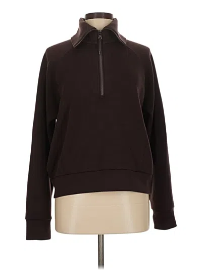 Pre-owned Spanx Pullover Sweater In Brown