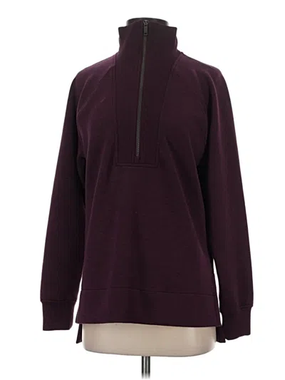 Pre-owned Spanx Pullover Sweater In Burgundy