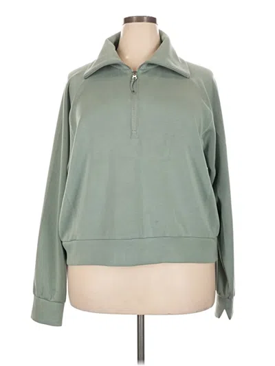 Pre-owned Spanx Pullover Sweater In Green