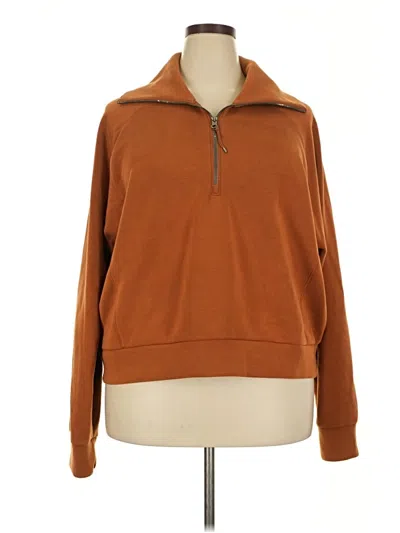 Pre-owned Spanx Pullover Sweater In Orange