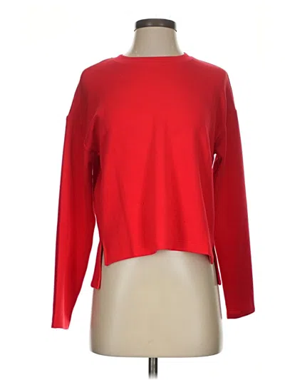 Pre-owned Spanx Pullover Sweater In Red