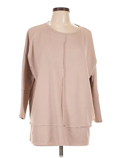 Pre-owned Spanx Pullover Sweater In Tan