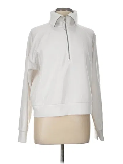 Pre-owned Spanx Pullover Sweater In White