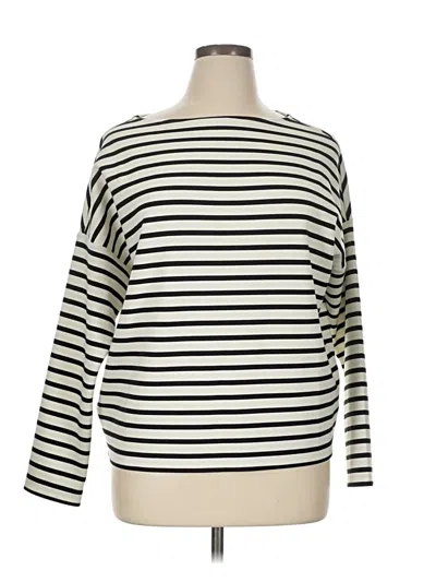 Pre-owned Spanx Pullover Sweater In White