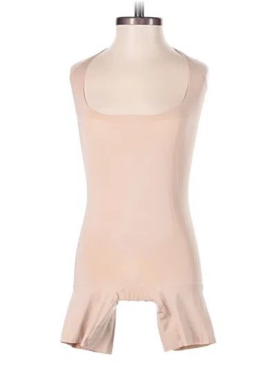 Pre-owned Spanx Romper In Tan