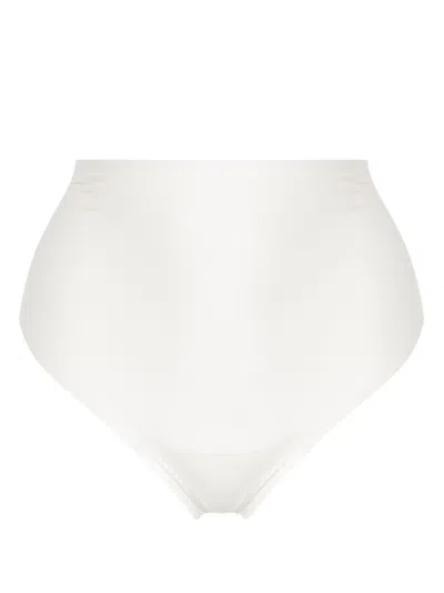SPANX SATIN-FINISH HIGH-WAIST THONG
