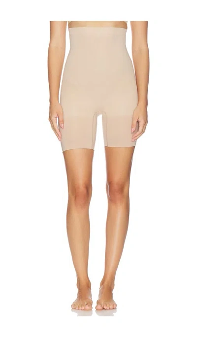 Spanx Sculpt Gofigure High Waist Mid Thigh Short In Neutral