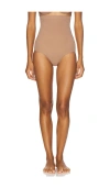 Spanx Seamless Power High Waisted Brief In Brown