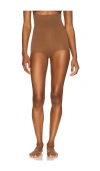 Spanx Seamless Power High Waisted Brief In Brown
