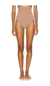 Spanx Seamless Power High Waisted Brief In Brown