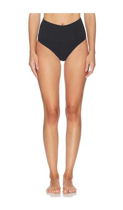 Spanx Shape Extraordinary Cotton Brief In Black