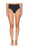 Spanx Shape Extraordinary Cotton Thong In Black